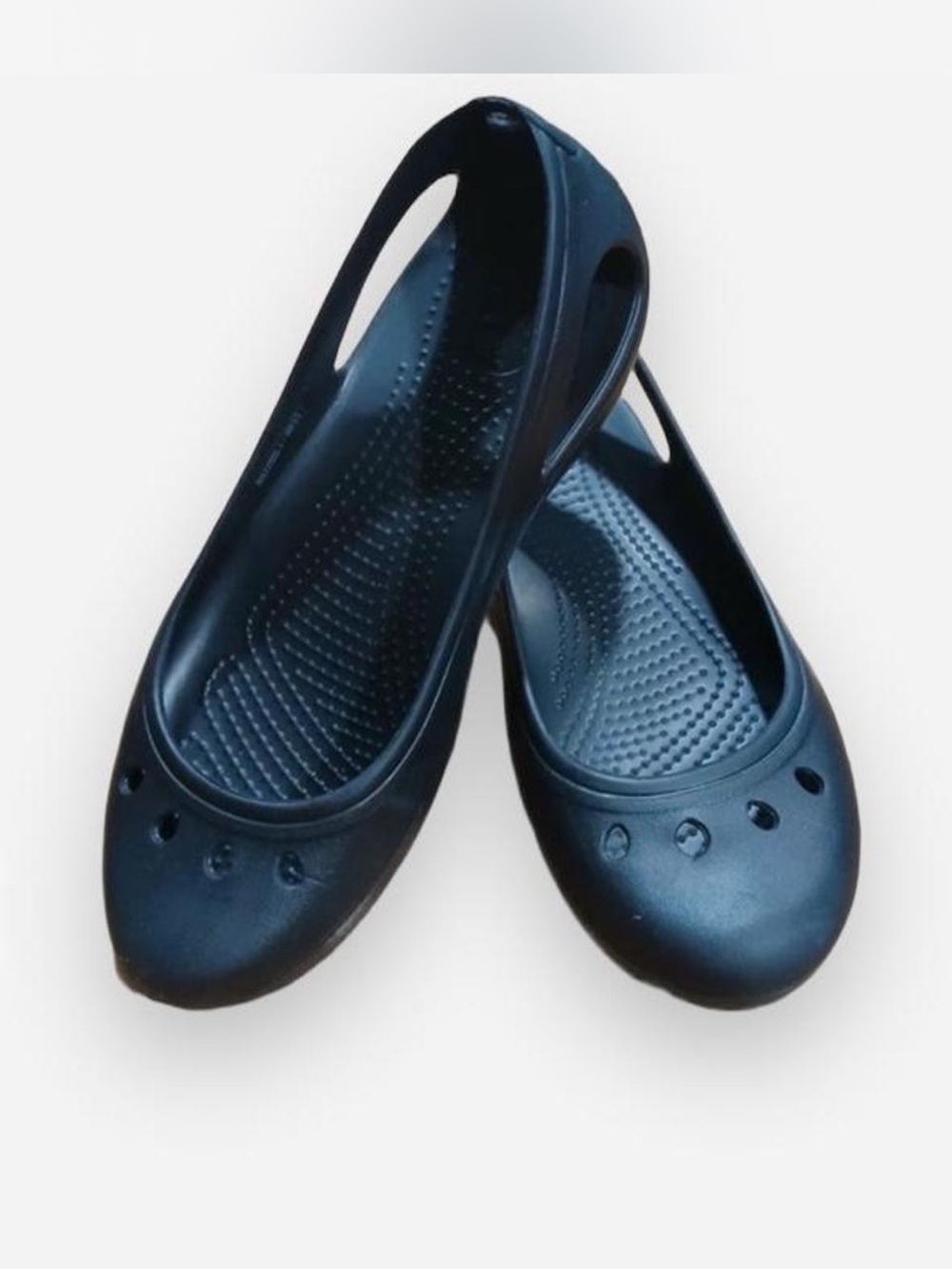 Crocs Mary Jane Black Slip-On Comfort Flats